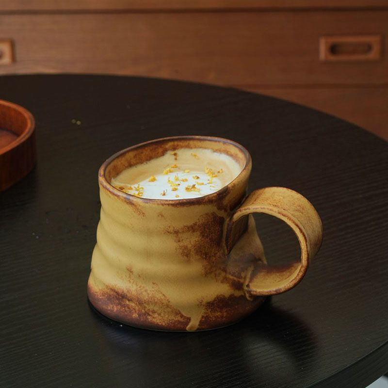 Retro Stoneware Glaze Kiln Ceramic Mug