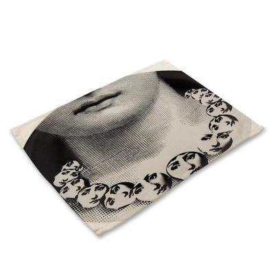 Cotton linen table mat