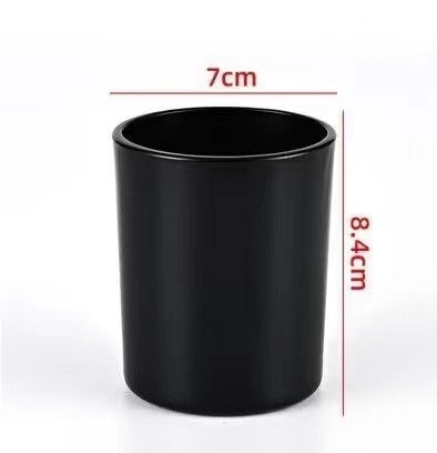 Candlestick Diy Glass Jar Colored Frosted Glass Container