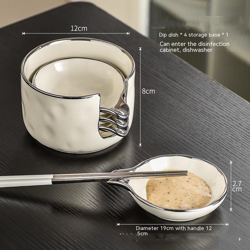 Ceramic Saucer Dish Home Use Set