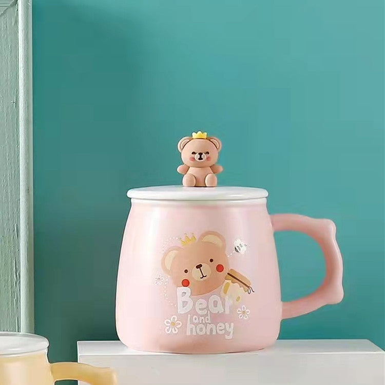 Practical Gift Cartoon Ceramic Mug Set